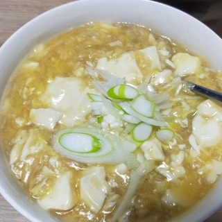 トロぷる豆腐と卵のあんかけ☆